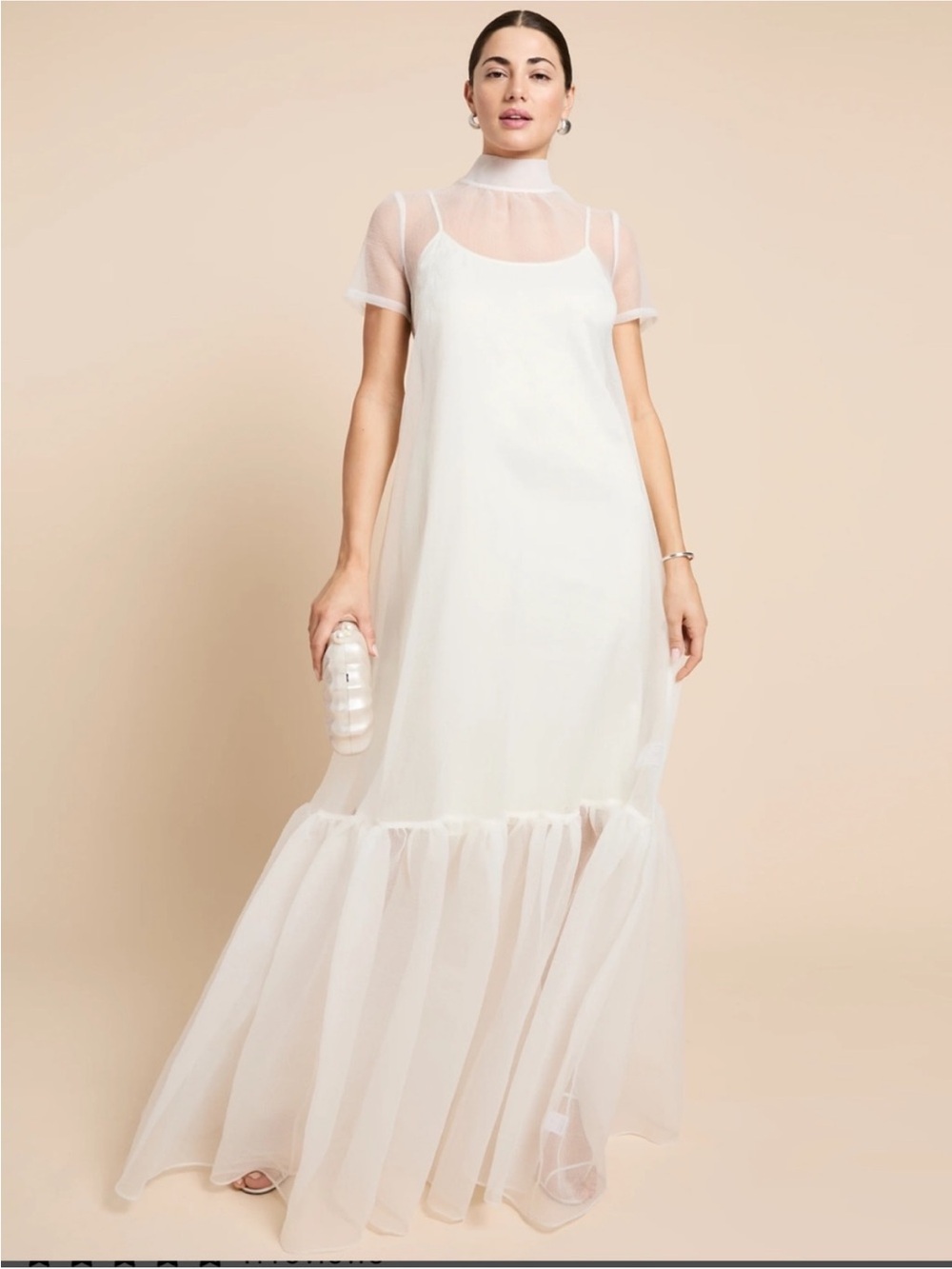 Caara Melody Dress in Cream NWT Size Small Bridal Engagement Few Moda